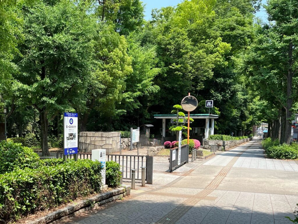 再び大阪城公園に